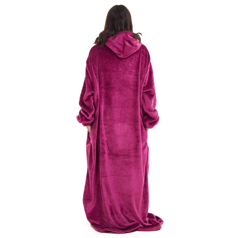 Snuggs Wearable Blanket Monk Fuchsia